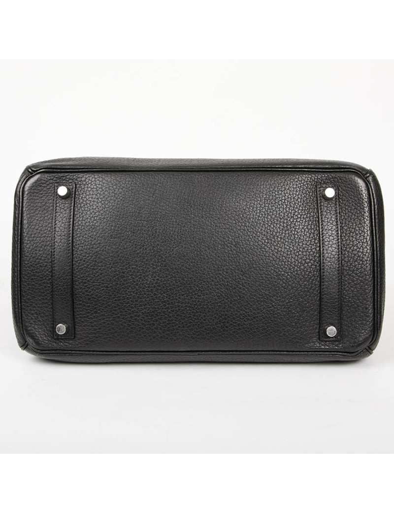 HERMES Birkin 35 Black Togo Leather Bag