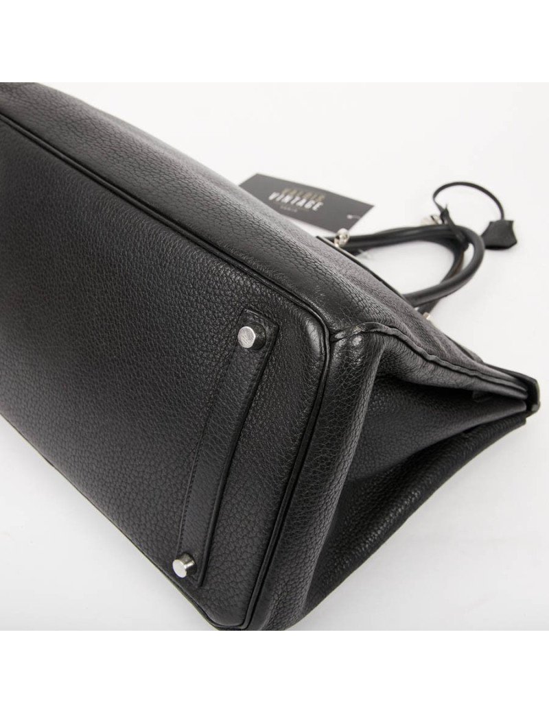 HERMES Birkin 35 Black Togo Leather Bag