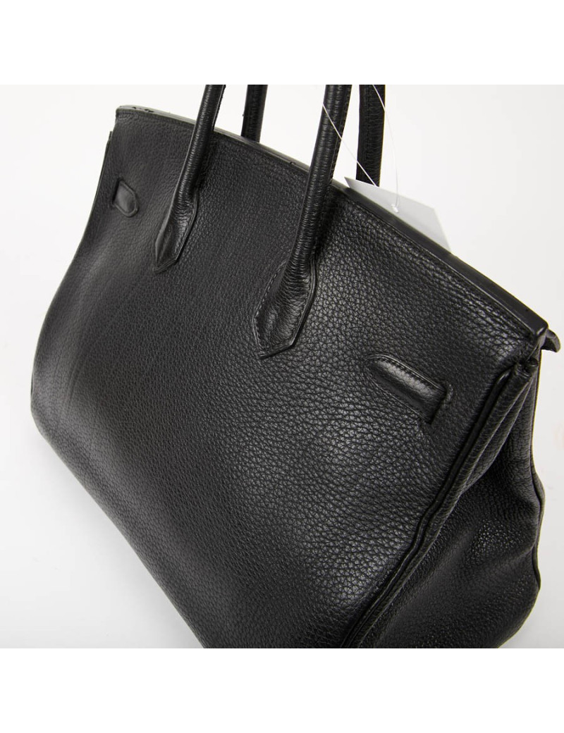 Sac HERMES Birkin 35 cuir Togo noir