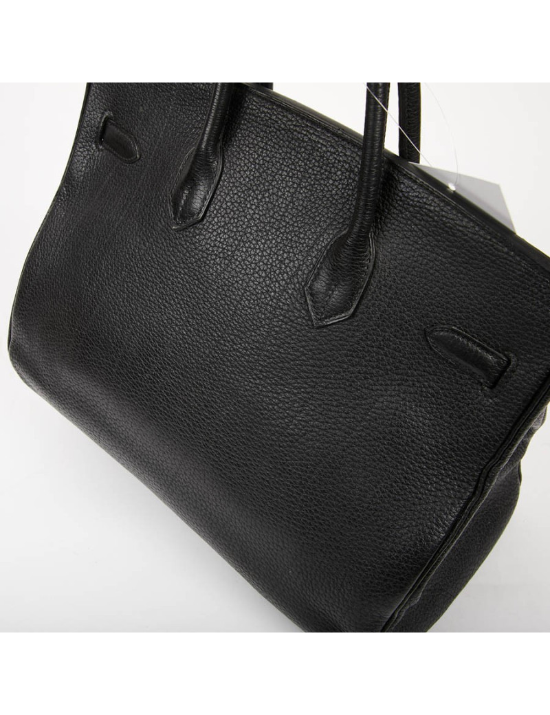HERMES Birkin 35 Black Togo Leather Bag
