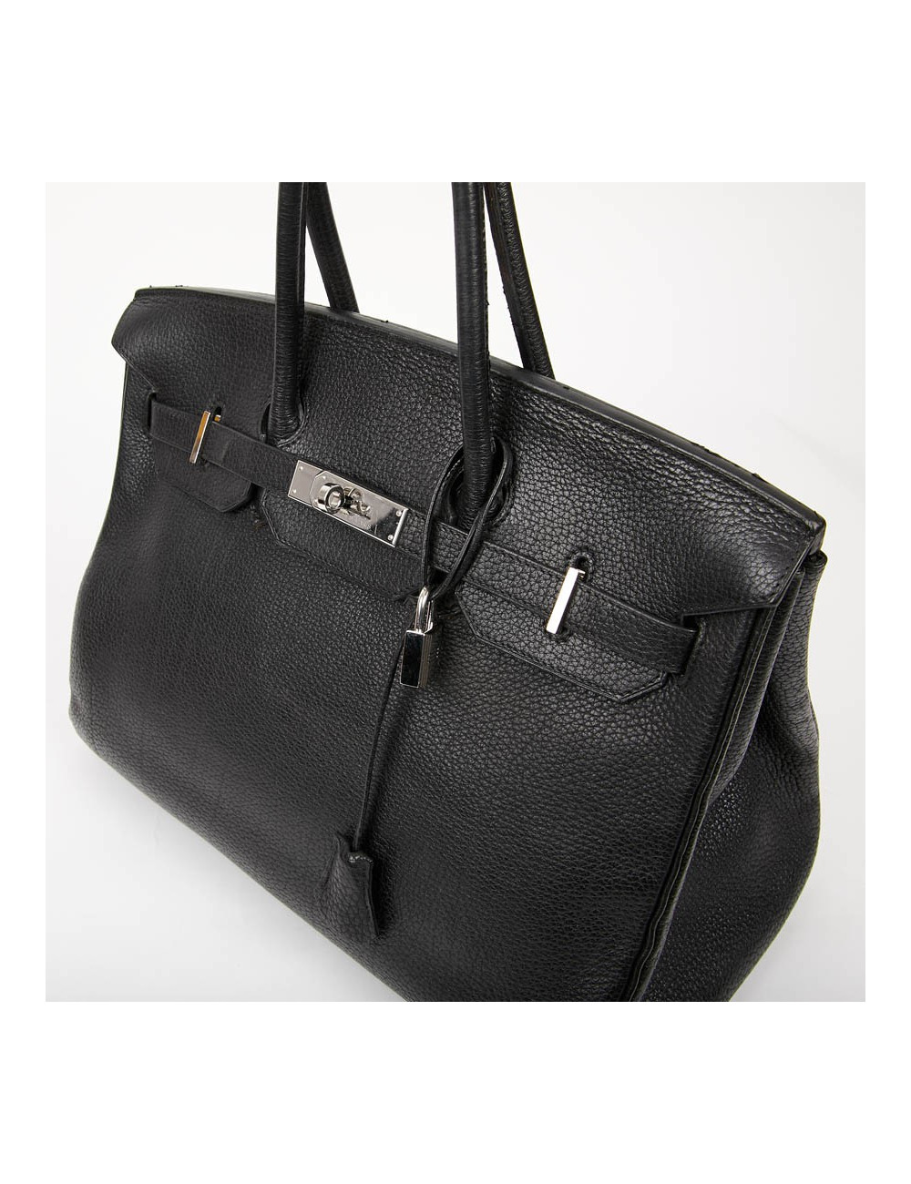 Sac HERMES Birkin 35 cuir Togo noir