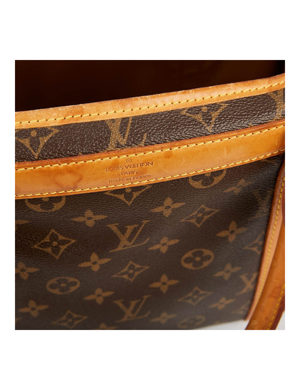 Sac chien LOUIS VUITTON toile Monogram