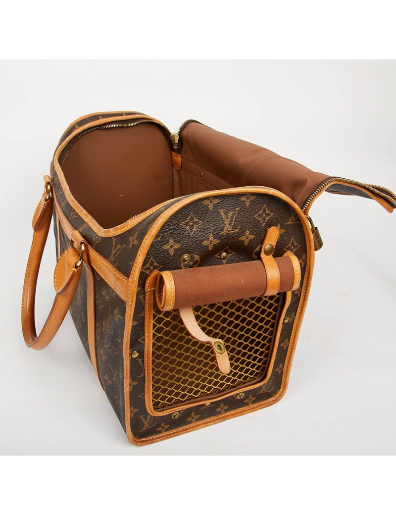 Sac chien LOUIS VUITTON toile Monogram