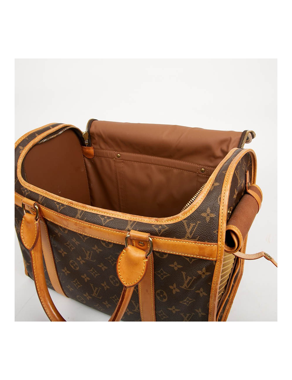 Sac chien LOUIS VUITTON toile Monogram