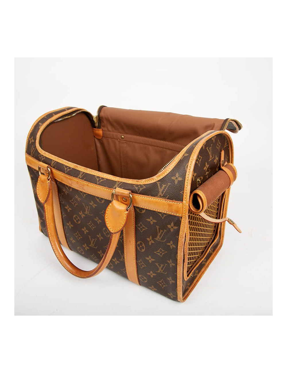 Sac chien LOUIS VUITTON toile Monogram