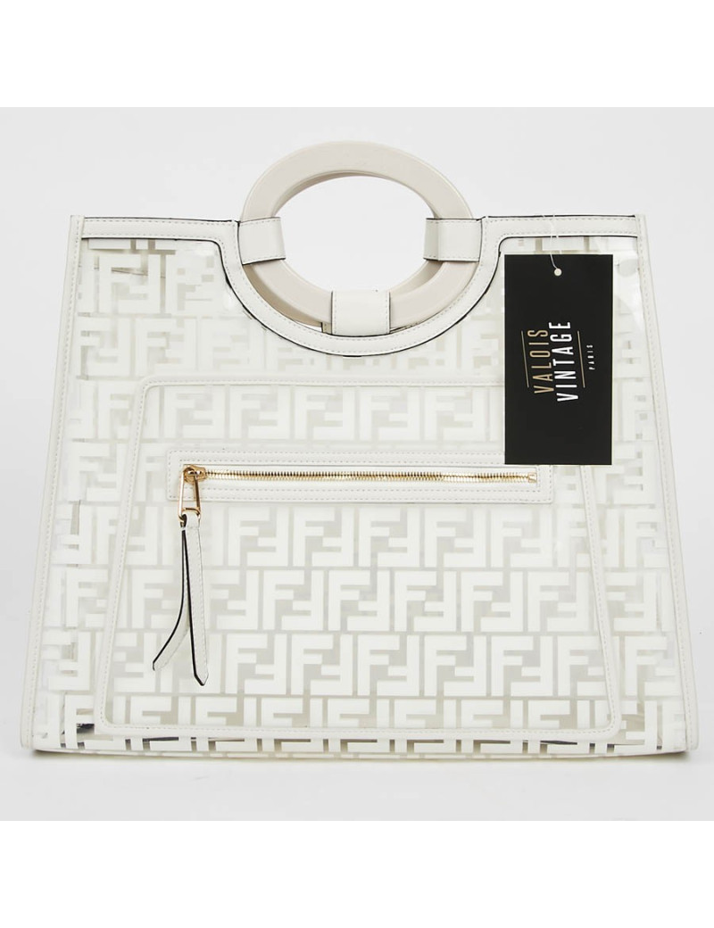 Cabas FENDI Runaway transparent