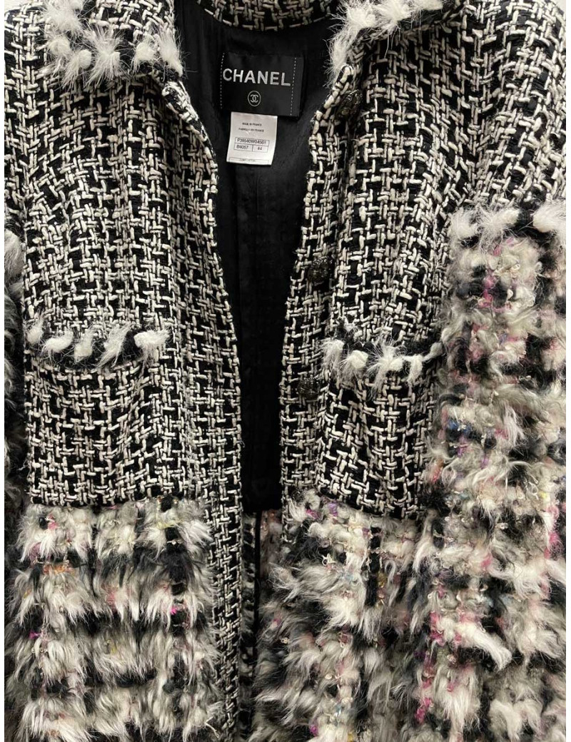 Manteau CHANEL tweed T44