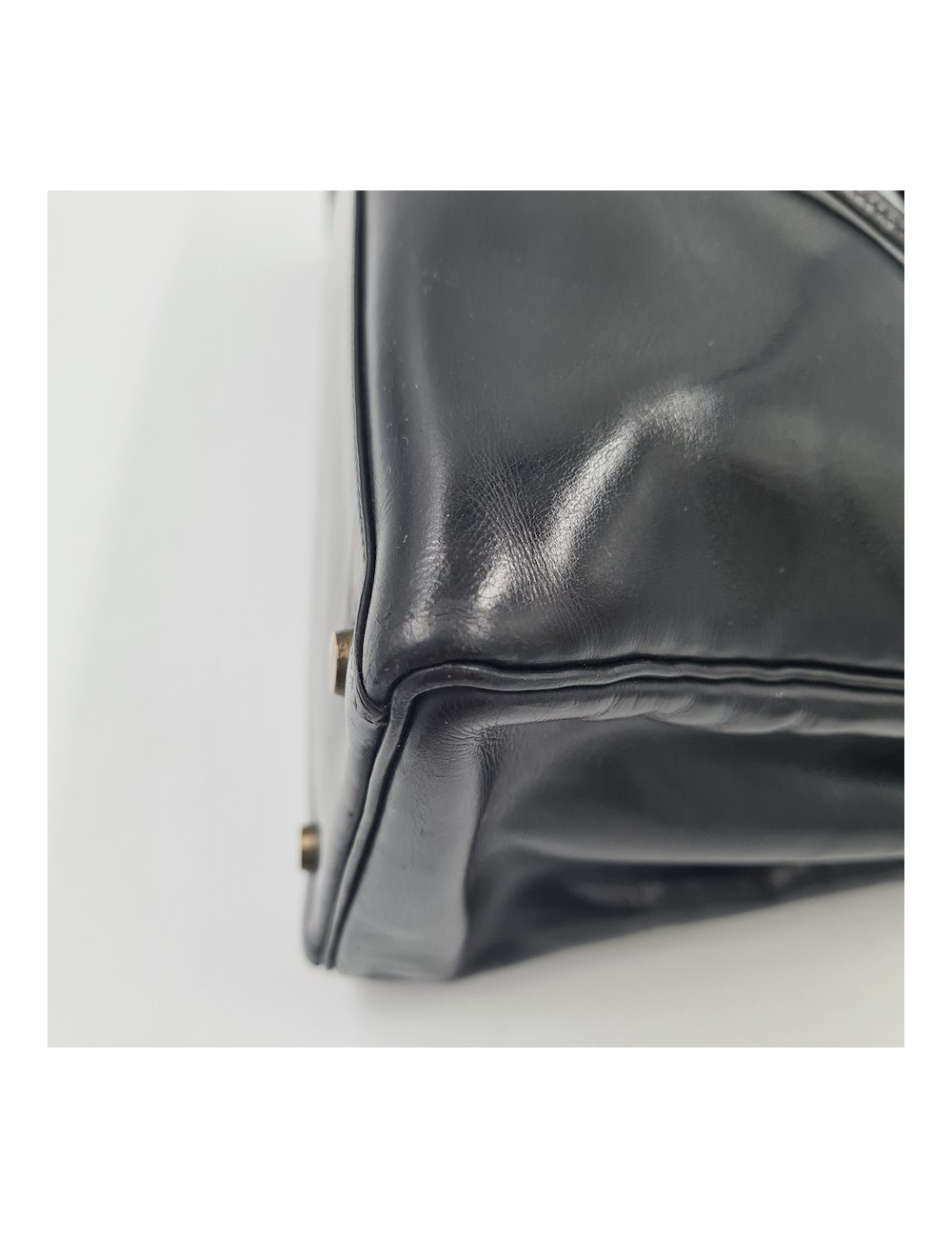 Kelly 28 HERMES Box noir Vintage