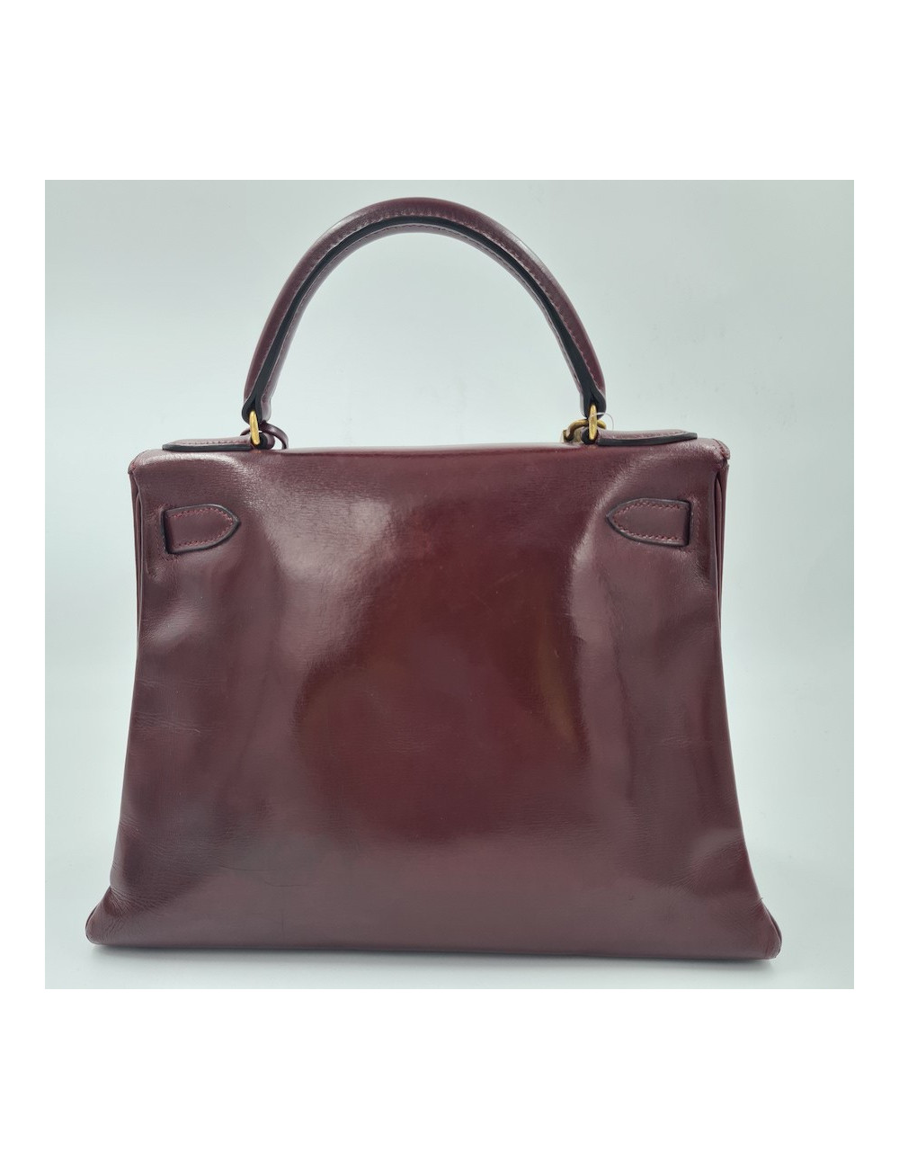 Kelly 28 HERMES box rouge H 