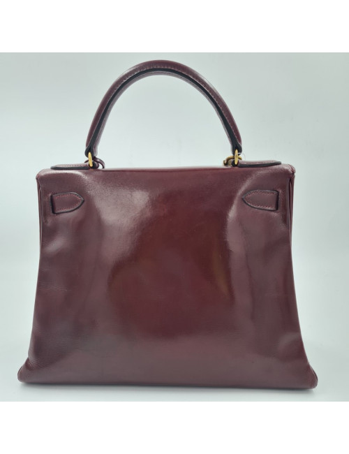 Kelly 28 HERMES box rouge H 