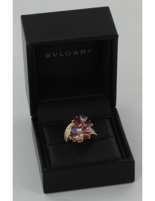 Bague BULGARI en saphir multicolor T