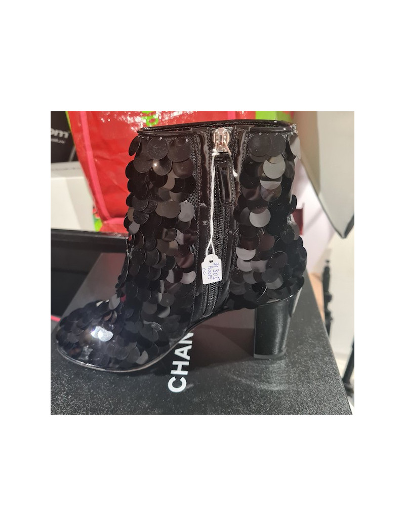Boots sequins CHANEL T 38,5 C