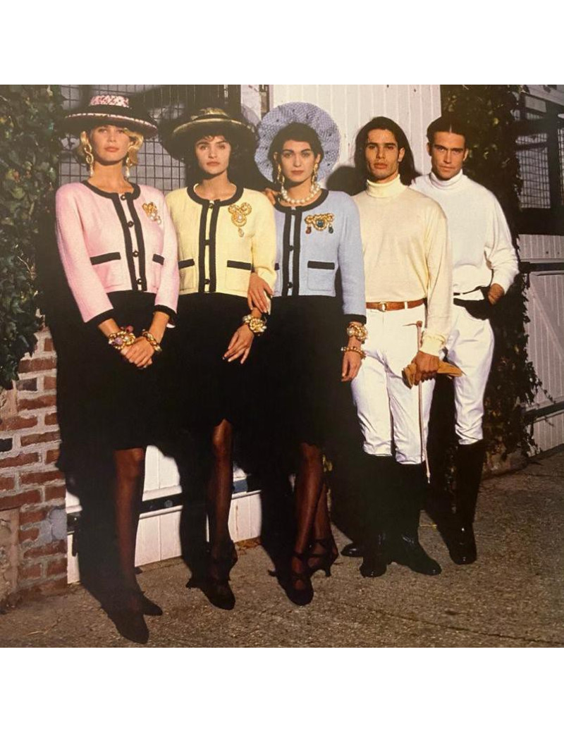 Veste CHANEL T 38 rose Vintage