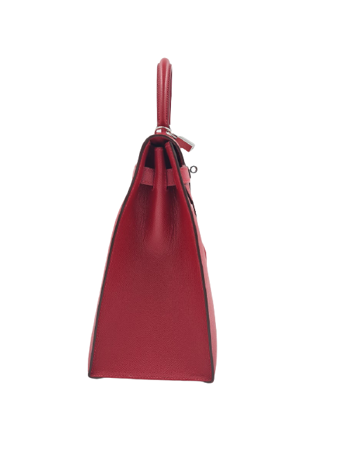 Kelly 35 HERMES epsom rouge casaque