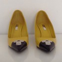 Shoes LOUIS VUITTON leather yellow t 38