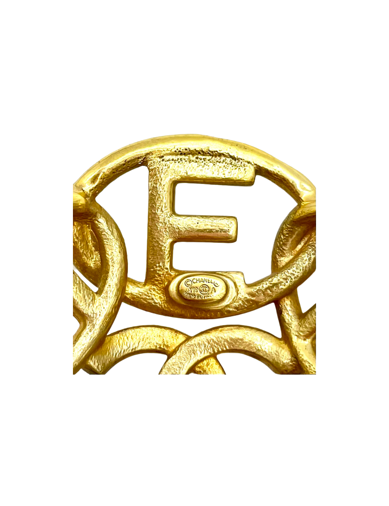 Bracelet CHANEL rigide doré