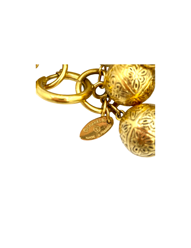 Beautiful CHANEL Vintage Triple Row Bracelet Superb Certified Occasion