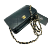 Wallet CHANEL on chain noir Vintage