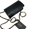 Wallet CHANEL on chain noir Vintage