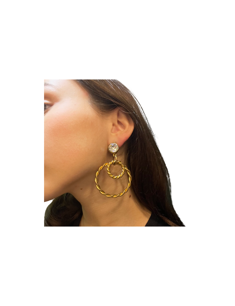 Créoles CHANEL Vintage