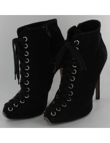 Bottines à talons GIAMBATTISTA VALLI en daim  2