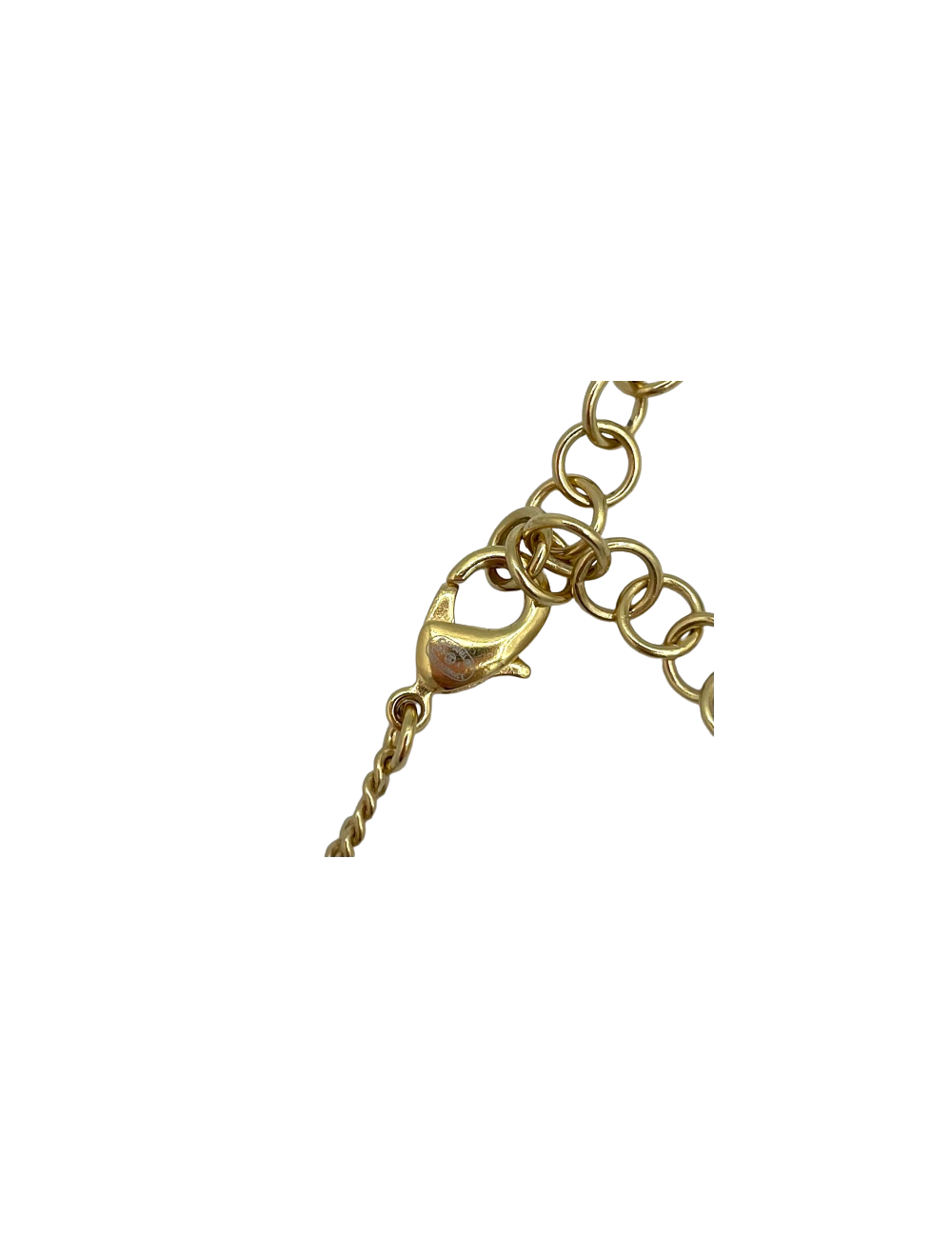 Collier bouteille CHANEL doré