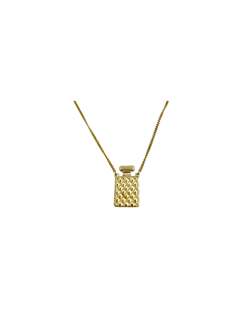 Collier bouteille CHANEL doré