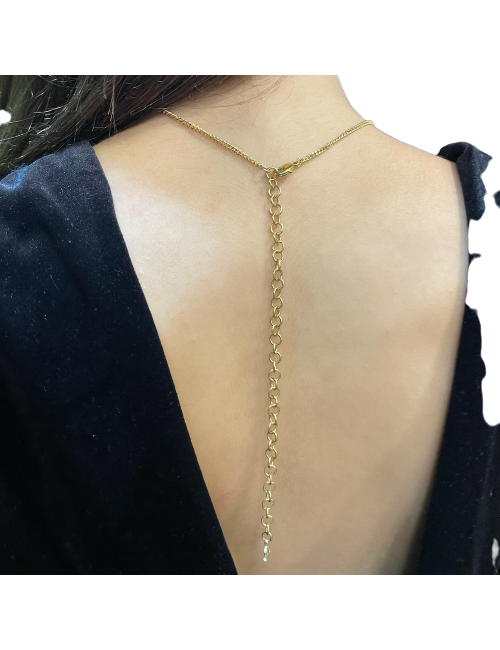 Collier bouteille CHANEL doré