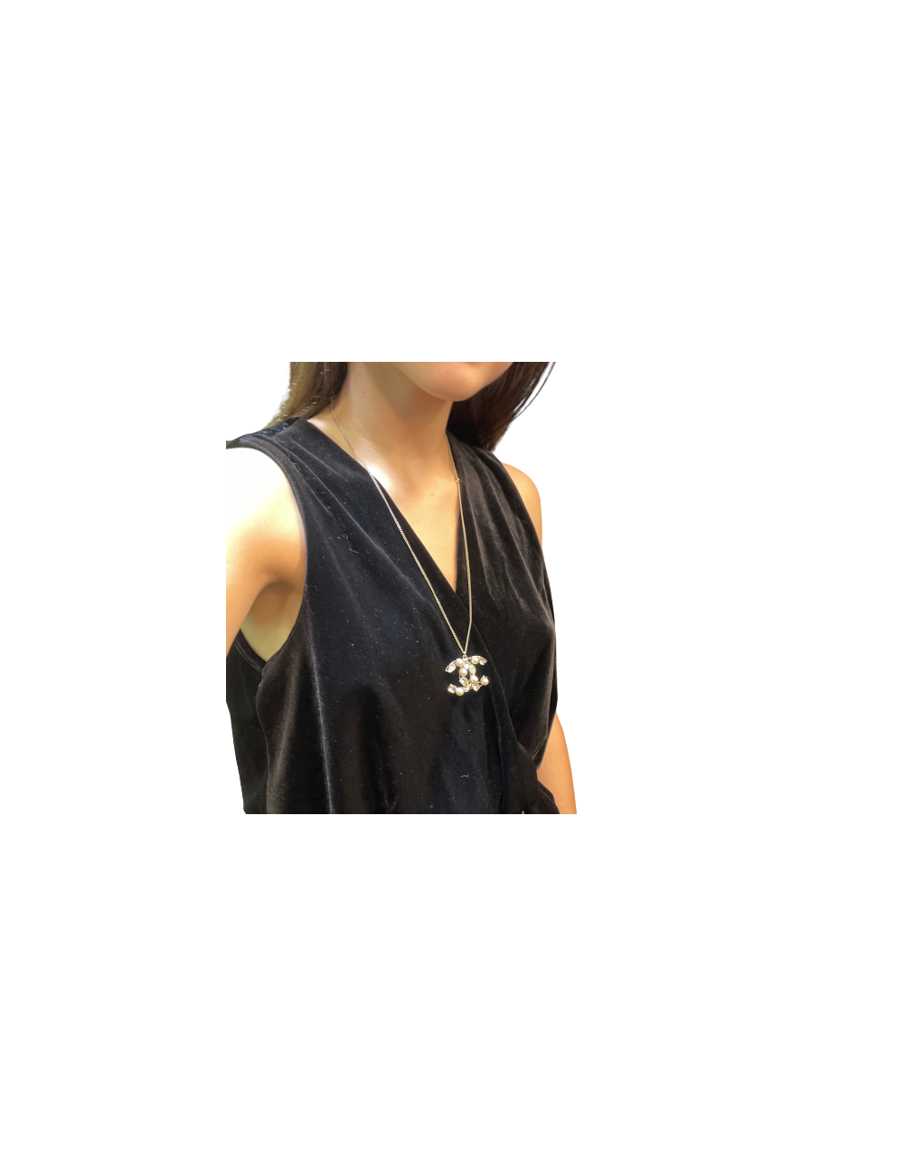 Collier CHANEL perles Vintage