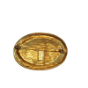 Broche YSL SAINT LAURENT ovale dorée