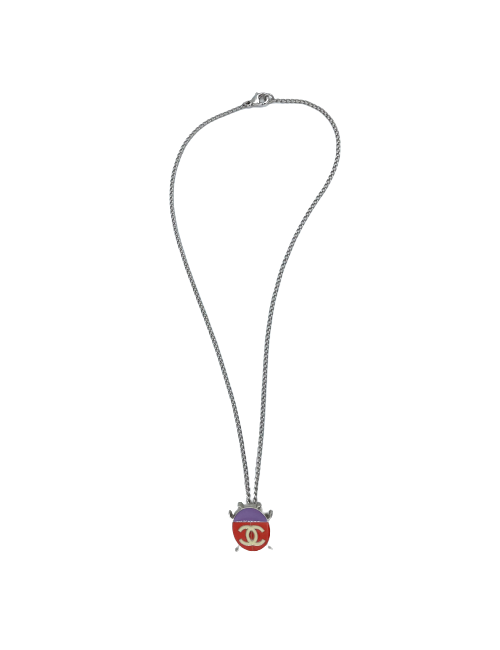 Collier pendentif CHANEL coccinelle
