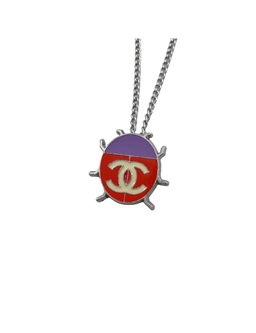 Collier pendentif CHANEL coccinelle