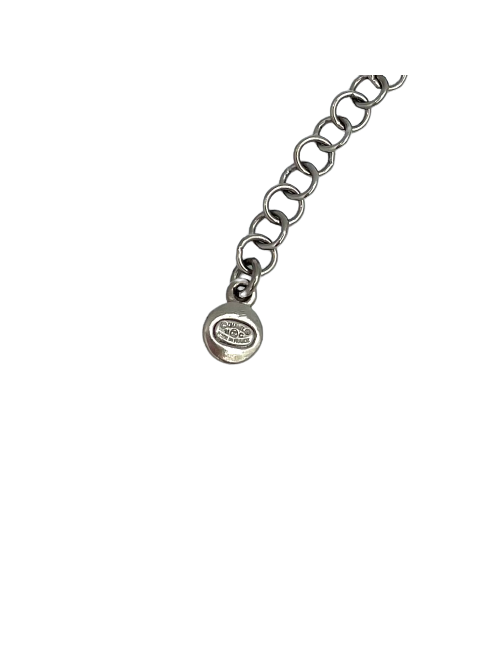 Sautoir en métal argent CHANEL