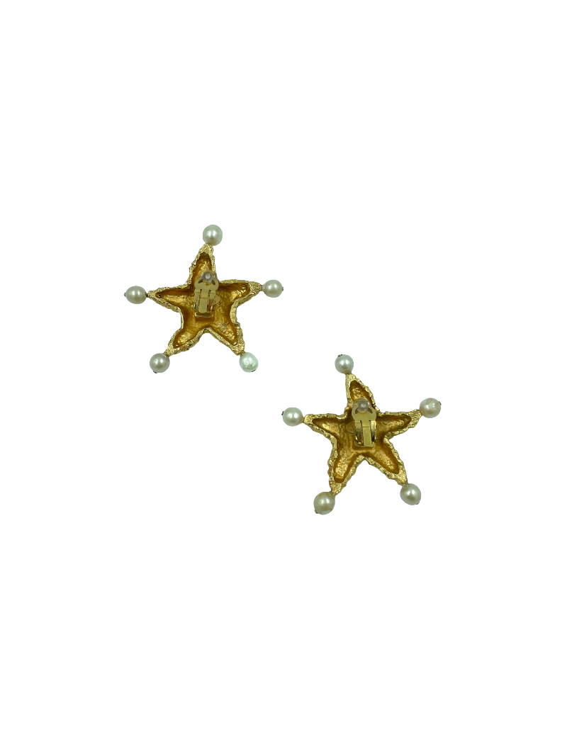 Clips étoiles de mer CHANEL Vintage