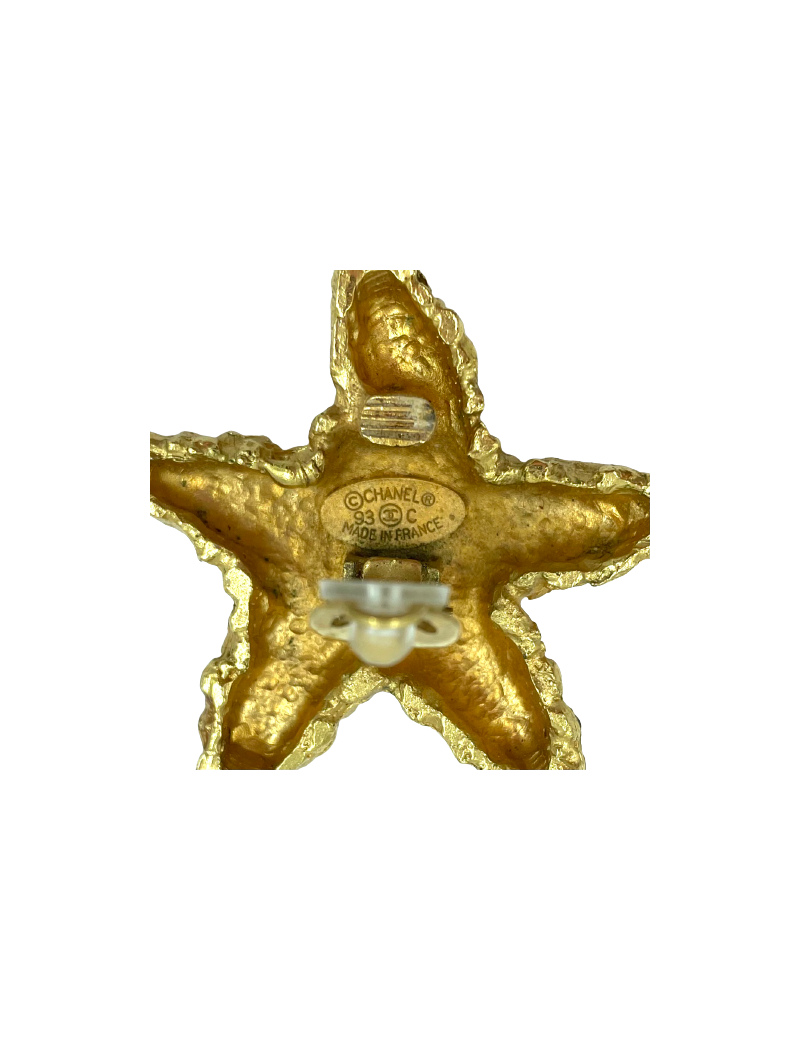 Clips étoiles de mer CHANEL Vintage