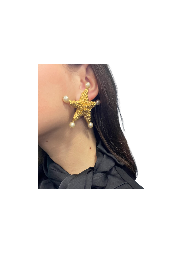 Clips étoiles de mer CHANEL Vintage