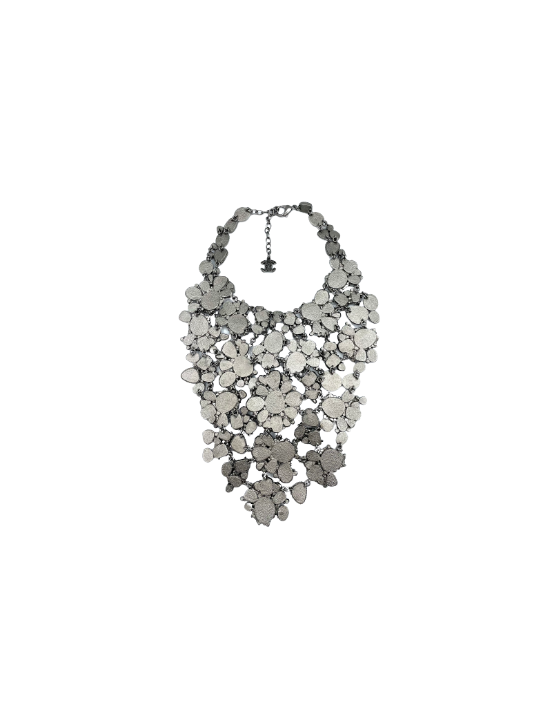 CHANEL Black Chestplate Necklace