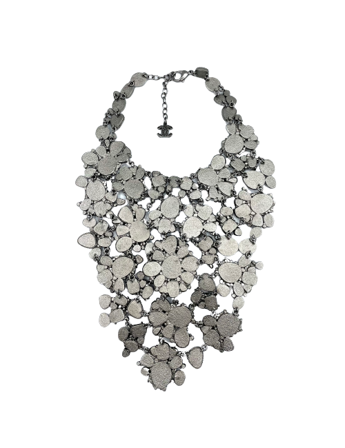 CHANEL Black Chestplate Necklace