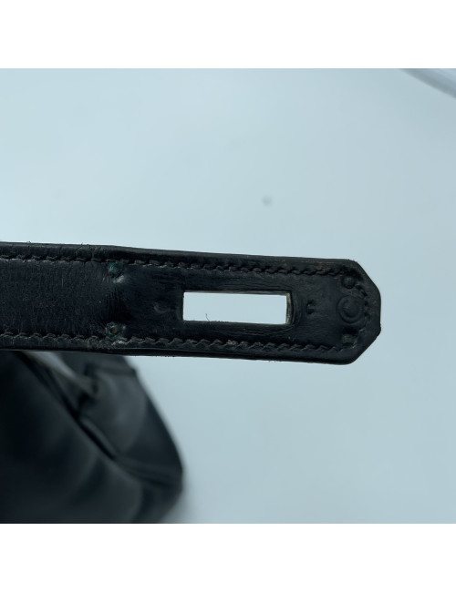 Kelly 32 HERMES box noir Vintage 