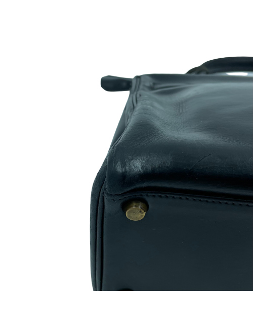 Kelly 32 HERMES box noir Vintage 