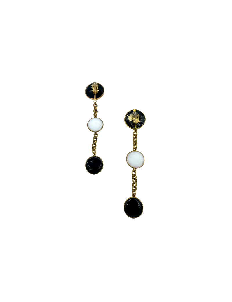 Marguerite de Valois couture clip-on earrings