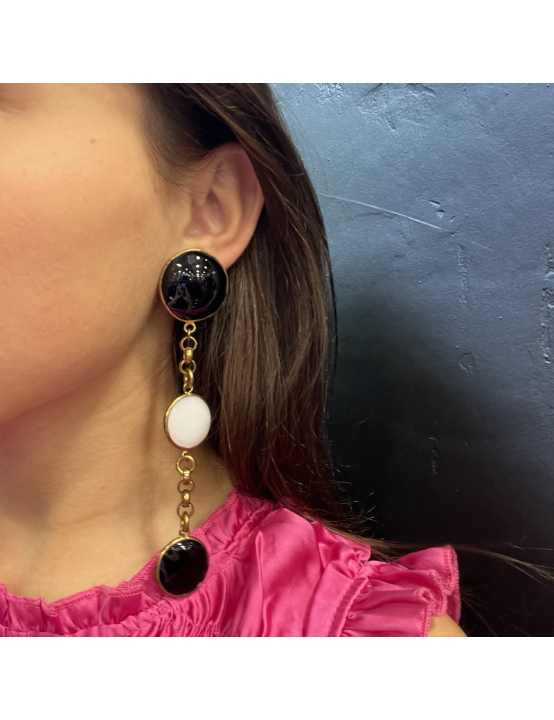 Marguerite de Valois couture clip-on earrings