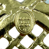 CHRISTIAN DIOR Vintage Brooch in Gilt Metal