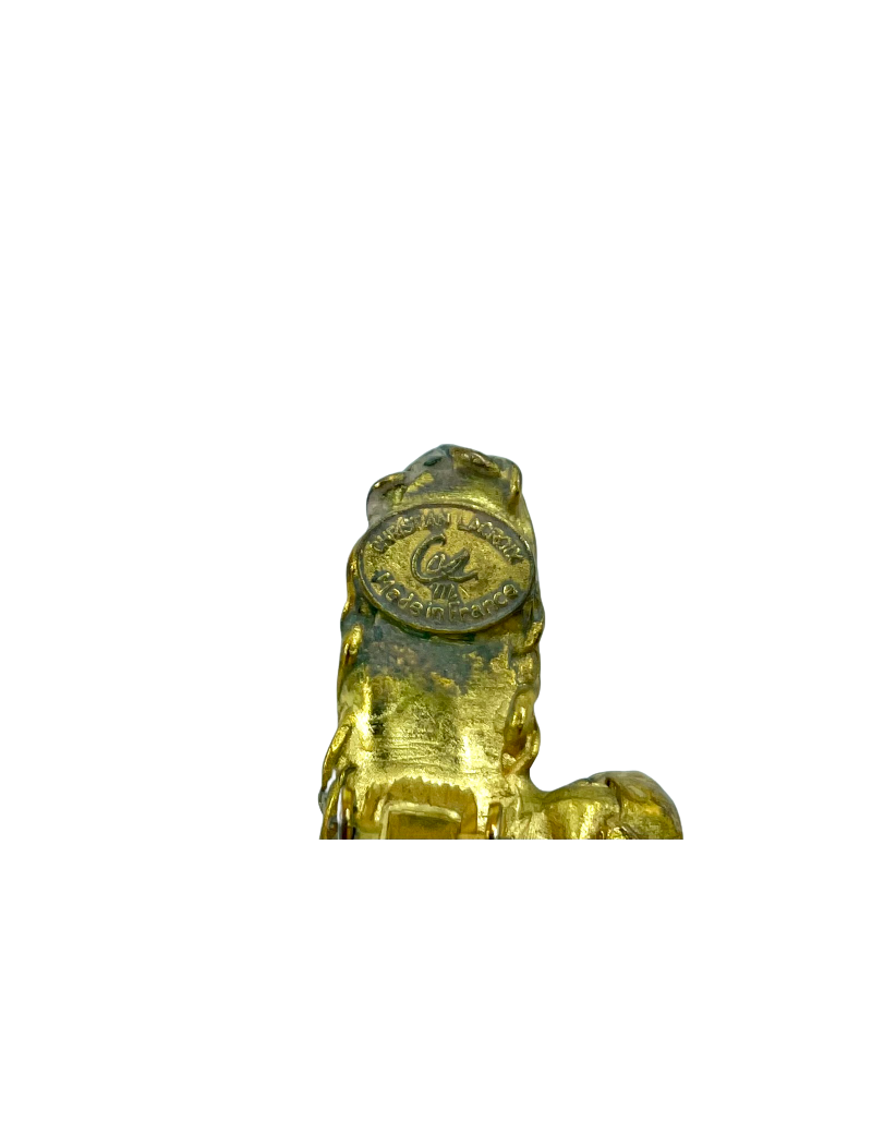 CHRISTIAN LACROIX Vintage Pendants Clip-on Earrings Certified Occasion