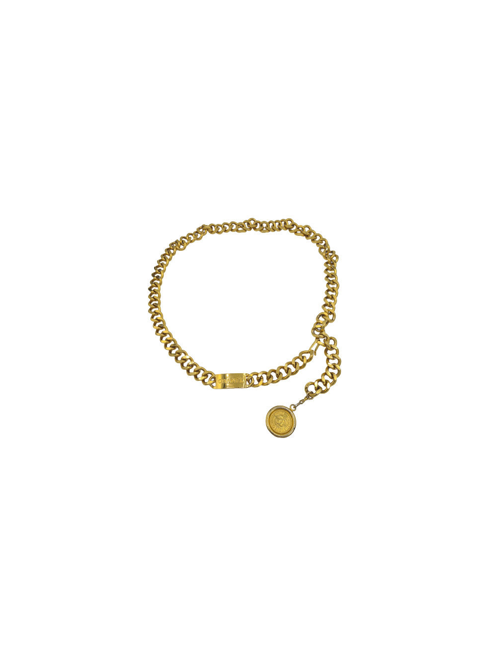 Ceinture CHANEL chaîne dorée Vintage