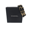 CHANEL double row Chain and Ribbon Bracelet