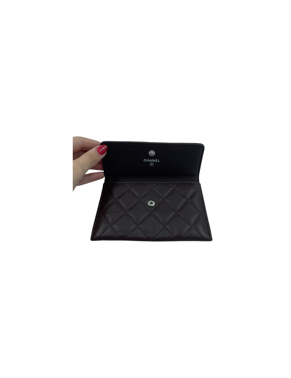 CHANEL Pochette 255 noir et porte-monnaie