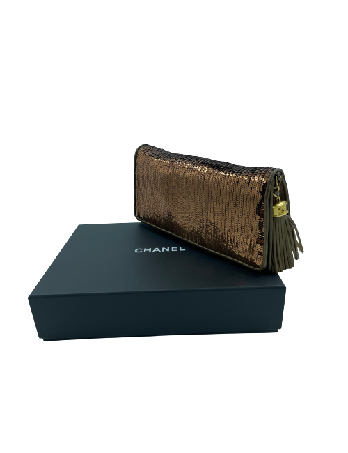 Pochette soir CHANEL sequins 