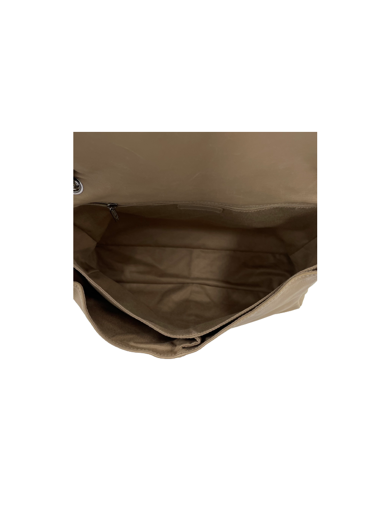 Sac CHANEL cuir d'agneau beige