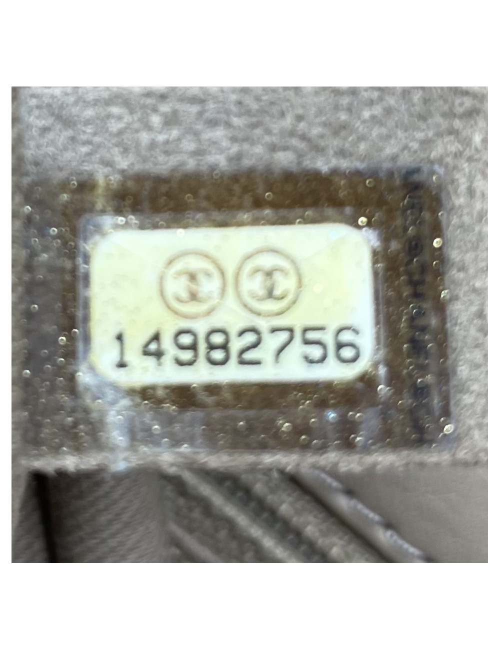 Sac CHANEL cuir d'agneau beige